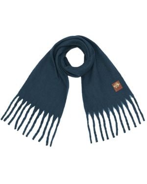 Fable England Cozy Boucle Scarf - Blue