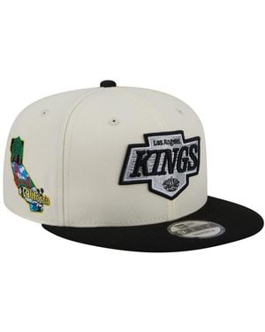KTZ White/black Los Angeles Kings Injection Localized Two-tone 9fifty Snapback Hat - Multicolor