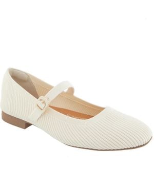 BCBGeneration Estella Mary Jane Flat - White