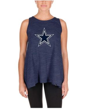 KTZ Dallas Cowboys Plus Size Space Dye Active Tank Top - Blue