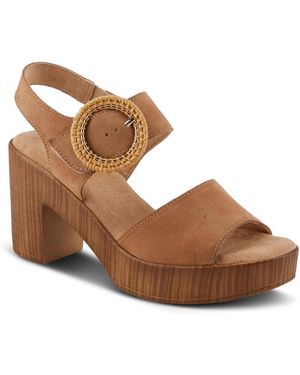 Spring Step Gamona Ankle Strap - Brown