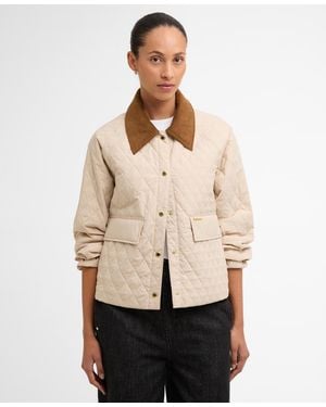 Barbour Kirby Quilt Jacket - Natural