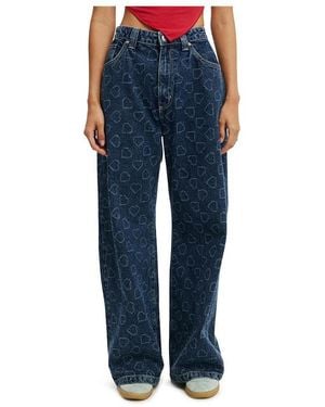 Cotton On Low Super baggy Jean - Blue