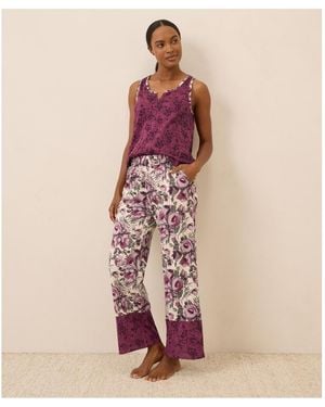 Pact Organic Cotton Staycation Sleep Tank - Pink