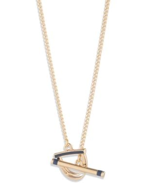 Ralph Lauren Gold-tone Stirrup Pendant Necklace - Metallic