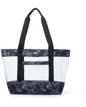 Baggallini Carry Away Clear Pouch Tote - White