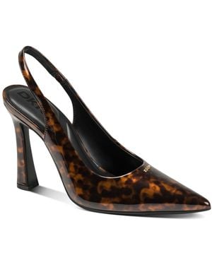 DKNY Caytina Slingback Pumps - Brown