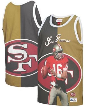 Mitchell & Ness Joe Montana Black - Multicolor
