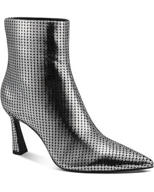 DKNY Cayden Zipper Heeled Booties - Black