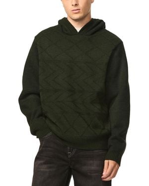 Buffalo David Bitton Waolo Hooded Fleece Hoodie - Green