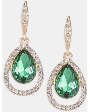 Givenchy Multi-stone Drop Earrings - Green