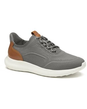 Johnston & Murphy Amherst 2.0 Knit Plain Toe Sneaker - Gray