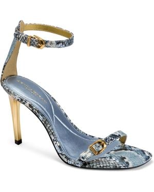 Donna Karan Pryce Buckle Ankle-strap Dress Sandals - Blue