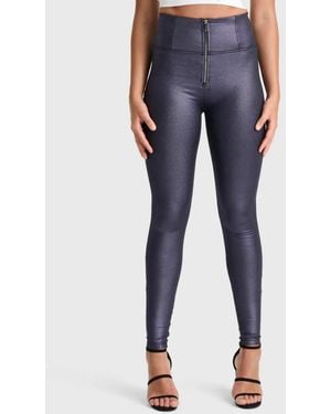 Freddy Metallic High-rise Sculpting Skinny Pants - Blue