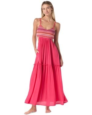 Vince Camuto Crochet Cover-up Dress - Pink
