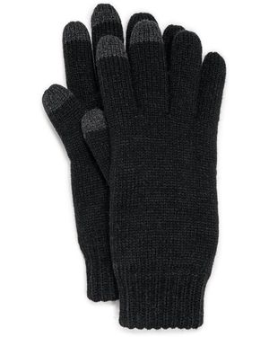Muk Luks Heat Retainer Cable Texting Glove - Black
