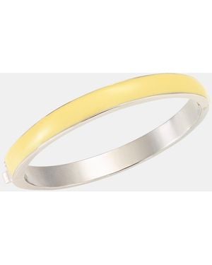 On 34th Color Inlay Bangle Bracelet - Metallic