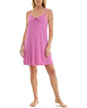 Roudelain Lettuce Hem Chemise - Pink