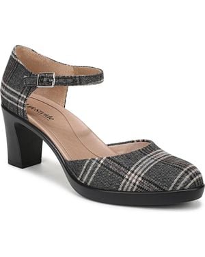 LifeStride Effortless 2 Block Heel Pumps - Gray