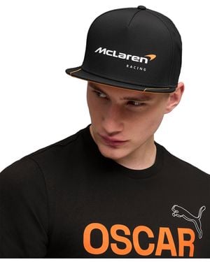 PUMA Mclaren Racing Flat-brim Five-panel Snapback Baseball Cap - Black