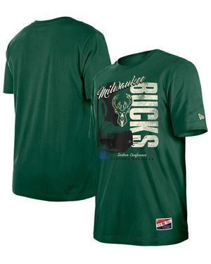 KTZ Milwaukee Bucks Distressed Throwback Vintage Color Pack T-shirt - Green