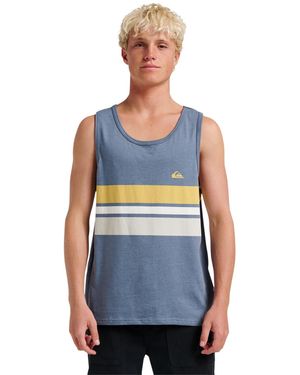 Quiksilver Original Stripe Tank Top - Blue
