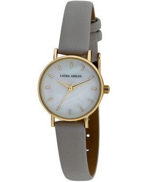 Laura Ashley Mini Slim Clean Polyurethane Strap Watch 26mm - Gray