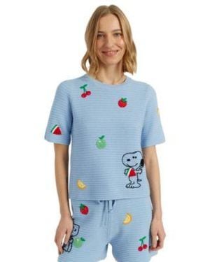 Chinti & Parker Chinti Parker Snoopy Crochet Set - Blue