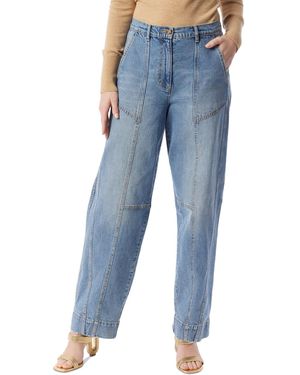 Dee Ocleppo Angelica Tapered Utility Jeans - Blue