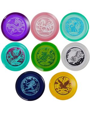 SUGIFT Disc Golf Set 8-pack Starter Discs - Green
