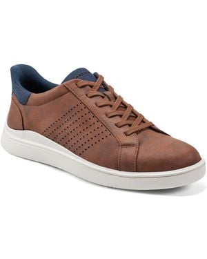 Rockport Tristen Step Activated Lace Up Sneakers - Brown