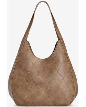Style & Co. Diamond Quilted 4-poster Bag - Brown