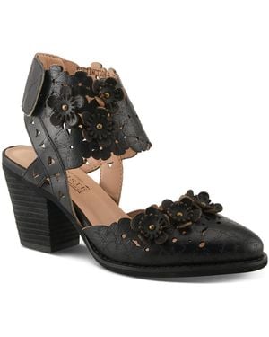 L'ARTISTE Distinction Ankle Strap Pump - Black