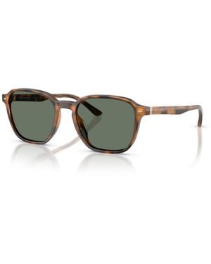 Brooks Brothers B By Oval-face Geometric Sunglasses Bb5059u - Green