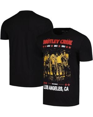 Global Merch Motley Crue Girls Girls Girls Live Poster T-shirt - Black