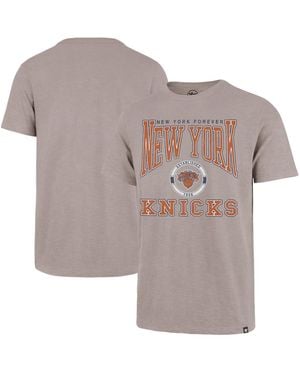 '47 New York Knicks All Out Scrum T-shirt - Gray