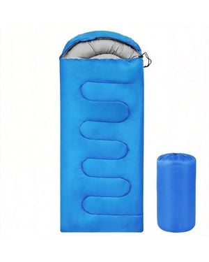 Gnuadz Sleeping Bag Portable Waterproof 4 Seasons Camping S Backpacking Camping Outdoor Recreation Gear - Blue