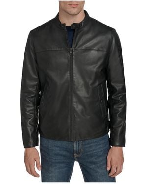 Andrew Marc Black Label Andrew Marc Label Macalister Leather Jacket - Black