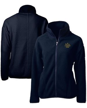 Cutter & Buck Notre Dame Fighting Irish Play Like A Champion Today Cascade Eco Sherpa Fleece Full-zip Jacket - Blue