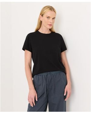 Pact Luxe Signature Crewneck Tee - Black