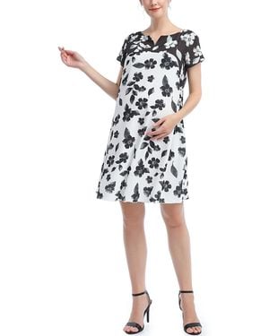Kimi + Kai Kimi + Kai Maternity Arden Nursing A-line Dress - White