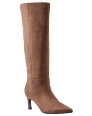 Marc Fisher Leata Pointy Toe Tall Boots Regular Wide Calf - Brown