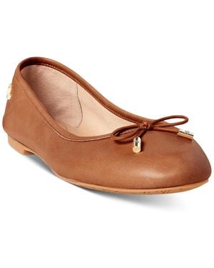 Ralph Lauren Jayna Slip-on Flats - Brown