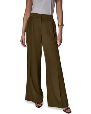 Donna Karan Mid-rise Wide-leg Pants - Green