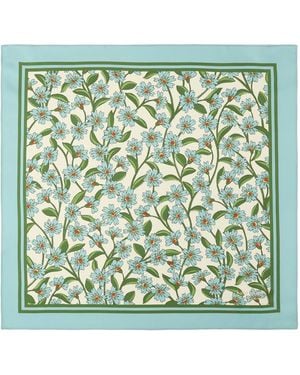Kate Spade Spring Ditsy Bandana Scarf - Green