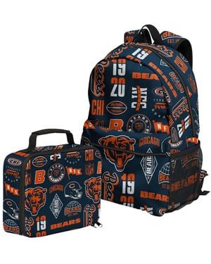 Outerstuff Chicago Bears Backpack And Lunchbox Set - Blue