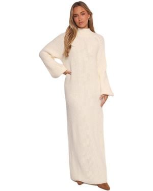 Petal & Pup Tobin Knit Maxi Dress - Natural