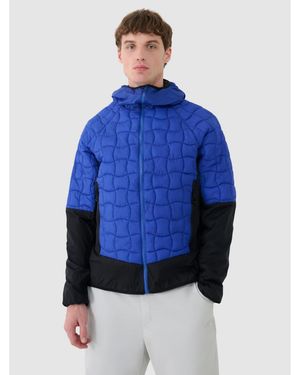 4F Primaloft Black Insulation Down Trekking Jacket - Blue