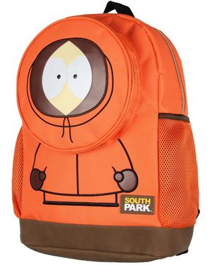 South Park Kenny Mccormick Dual Compartment Bag Tote Backpack For Daily Use - Orange