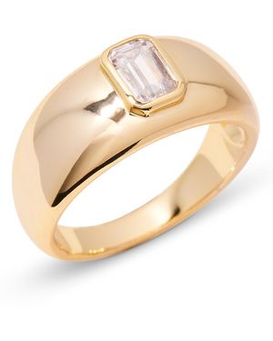 Brook and York Carter Baguette Dome Ring - Natural
